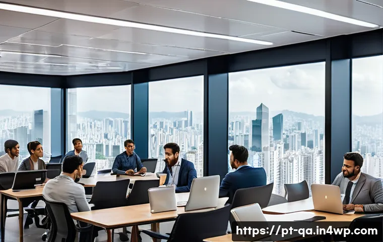 간격 반복 시스템 구축의 실무 사례 - A modern corporate training room in São Paulo, Brazil, featuring a diverse group of professionals en...